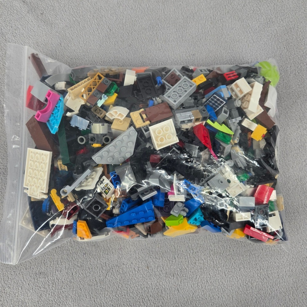 LEGO 2lb 2oz Bulk Mixed Bricks Plates Specialty Pieces Multicolor Creative Lot